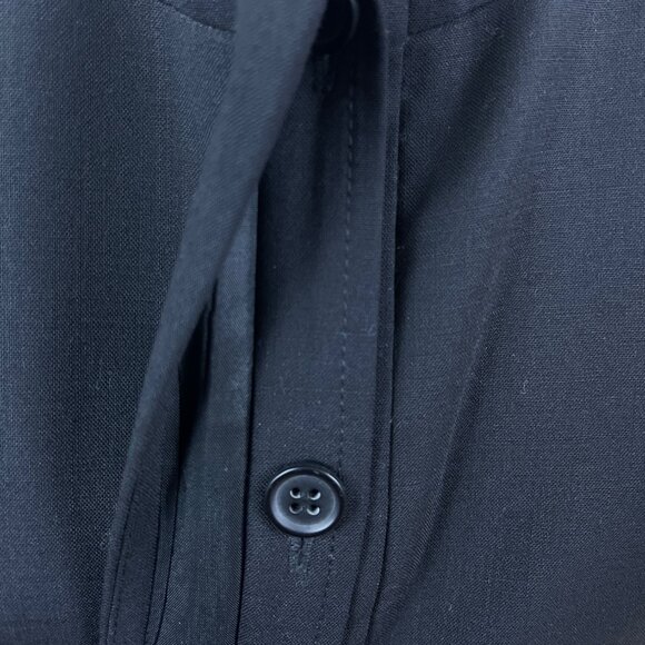 J.Crew Women’s Black Peplum Jacket Button-Front Stylish Design Size 8 - Picture 5 of 7